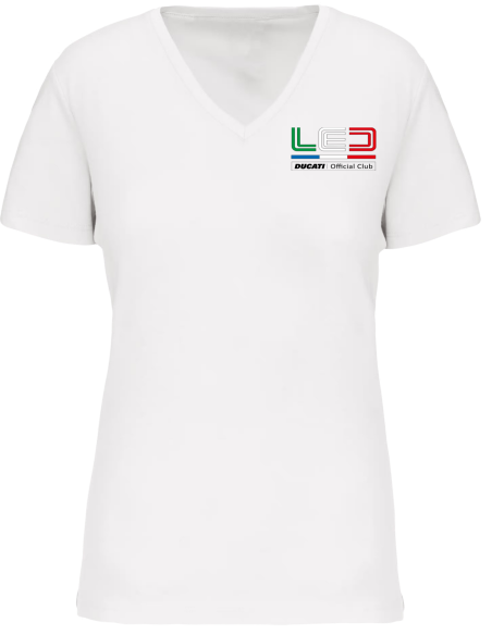 T-Shirt Femme Col en V - manches courtes