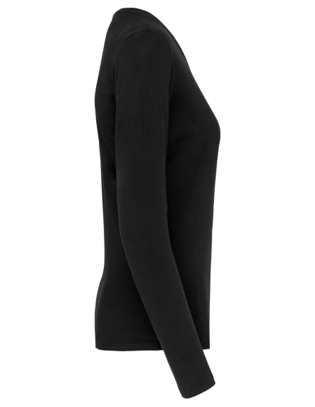 T-Shirt Femme Col Rond - manches longues