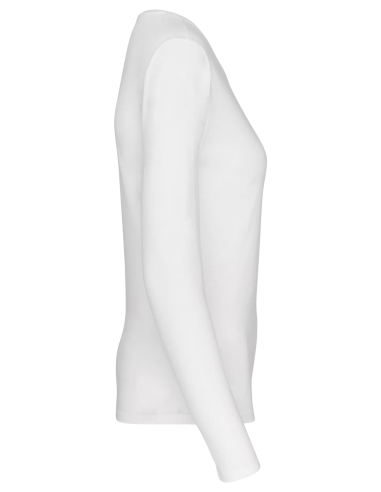 T-Shirt Femme Col Rond - manches longues