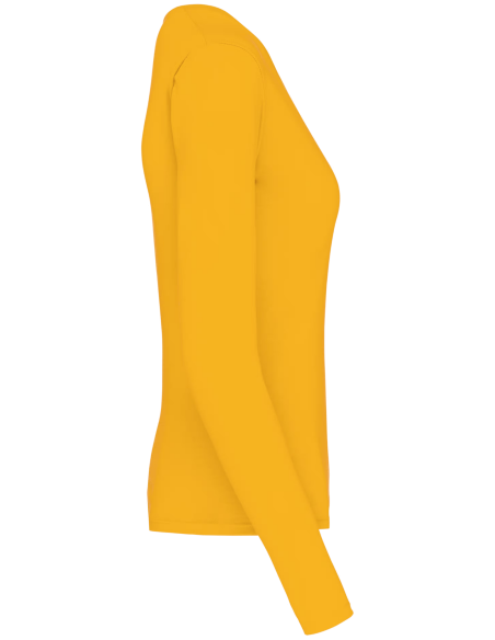 T-Shirt Femme Col en V - manches longues