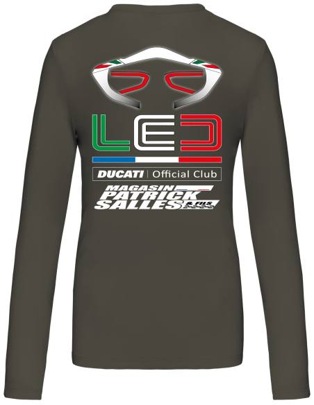 T-Shirt Femme Col en V - manches longues