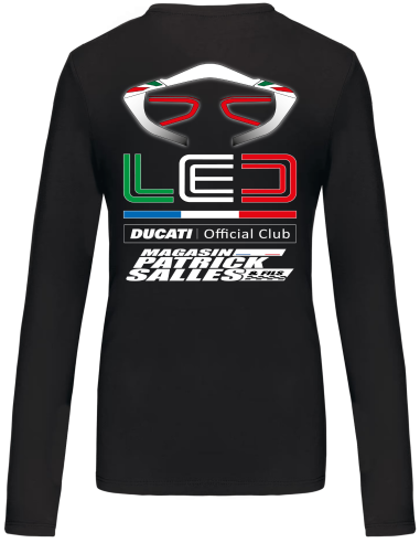 T-Shirt Femme Col en V - manches longues
