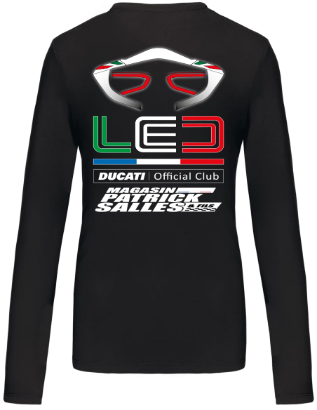 T-Shirt Femme Col en V - manches longues