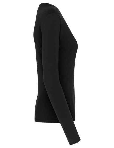 T-Shirt Femme Col en V - manches longues