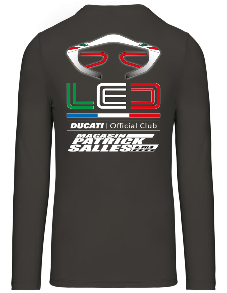 T-Shirt Homme Col en V - manches longues